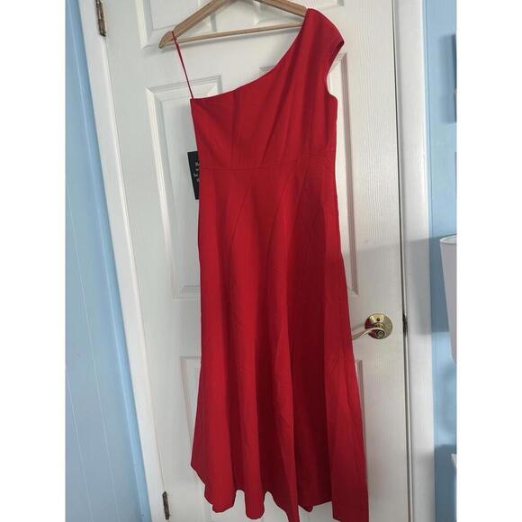 Tuckernuck x India Hicks Scarlet Carmen One Shoulder Dress $328 NWT Small S - Picture 8 of 8